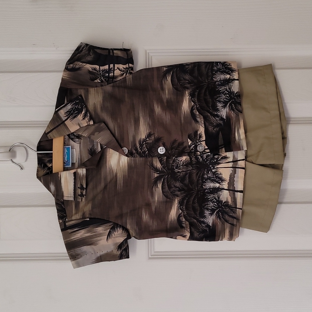 Boys Hawaiian short set. 100% cotton various sizes